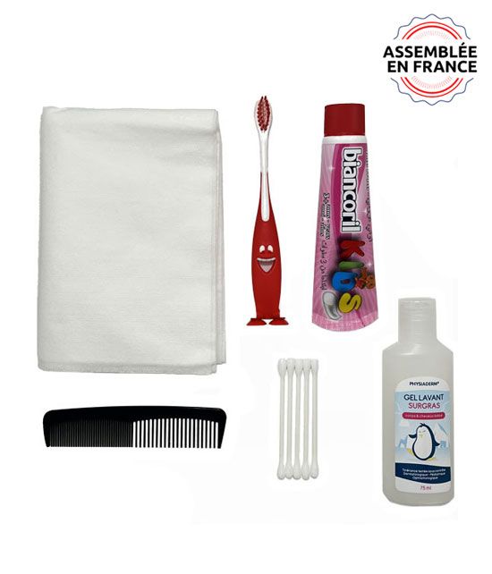 Le kit d'hygiène 1 jours pour enfant