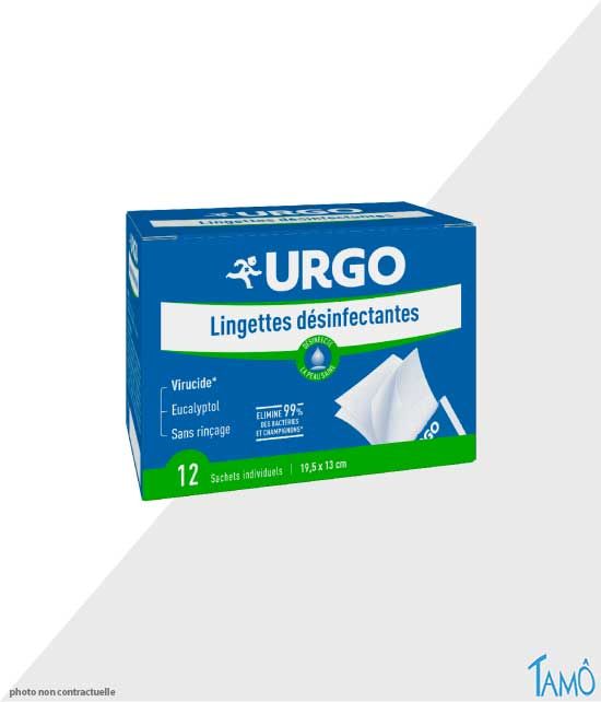 Boîte de 12 lingettes individuelles désinfectantes Urgo