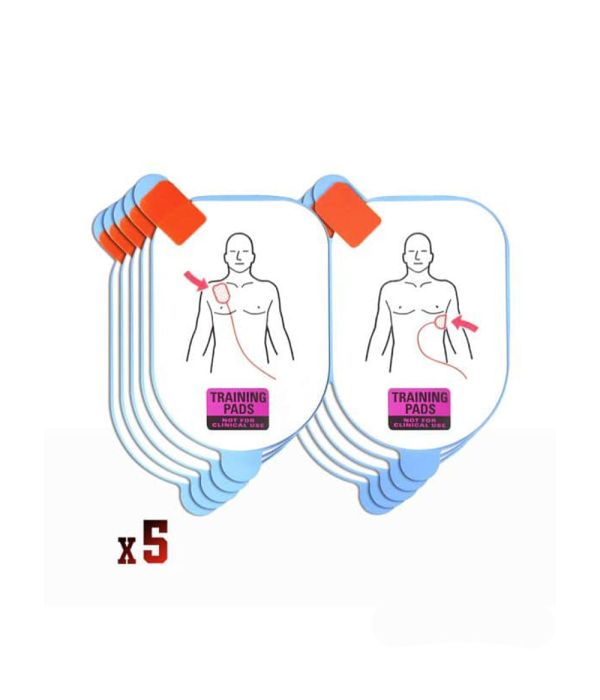 Lot de 5 paires d’électrodes de formation adulte Lifeline View

