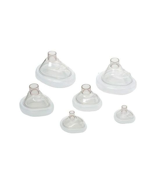 Masque AMBU nourrisson avec bourrelet gonflable, dôme transparent