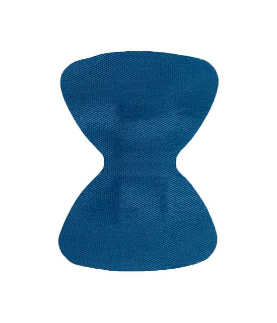 Pansement papillon détectable tissé en coton bleu de 7.5 x 4.6 cm