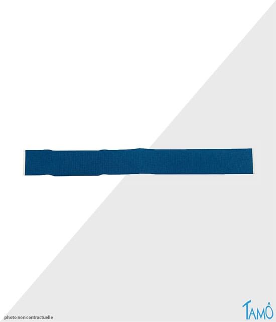 Pansement détectable bleu tissé en coton bleu de 18 x 2 cm
