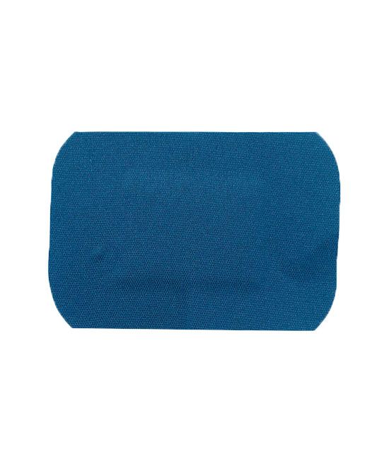  50 pansements détectables tissés en coton bleu de 7.5 x 5cm