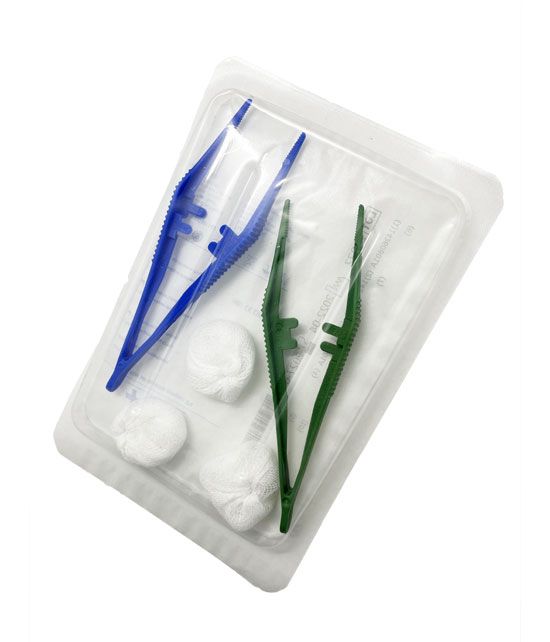 Set de pansement stérile 2 pinces