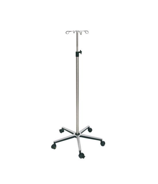 Pied à sérum en aluminium