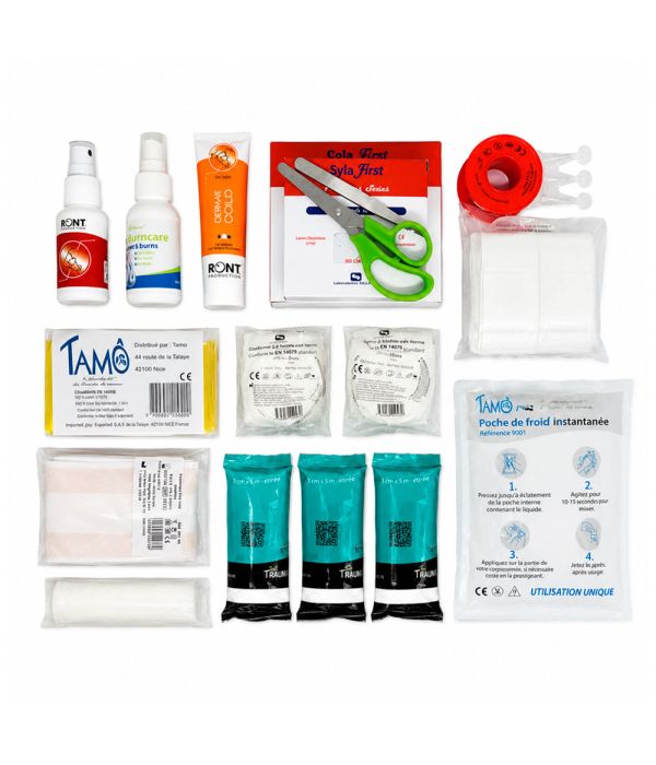 Composition trousse de secours ABS 6 à 8 personnes