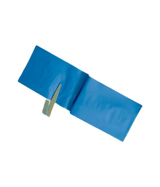 Rouleau de pansement détectable tissé en coton bleu