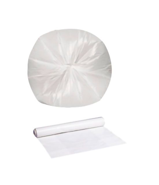 Sac poubelle 20 L blanc 45 x 50 cm, option PEHD ou PEBD selon usage
