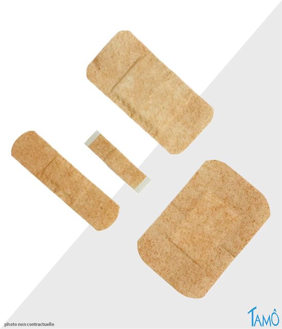 Sachet de pansement ECO assortis non tissé.