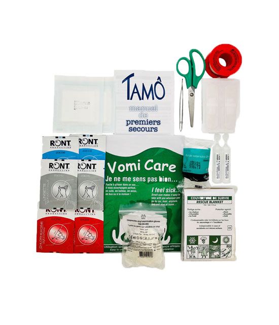 Sachet véhicule 1 à 2 personnes avec éthylotest