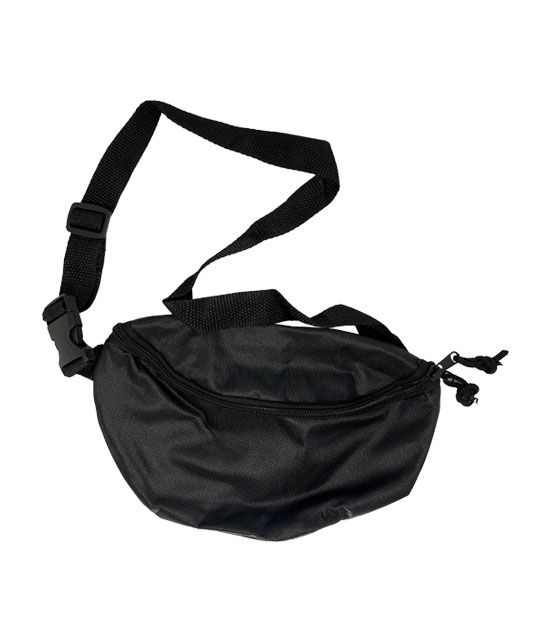 Sacoche banane noire vide pour 5 personnes