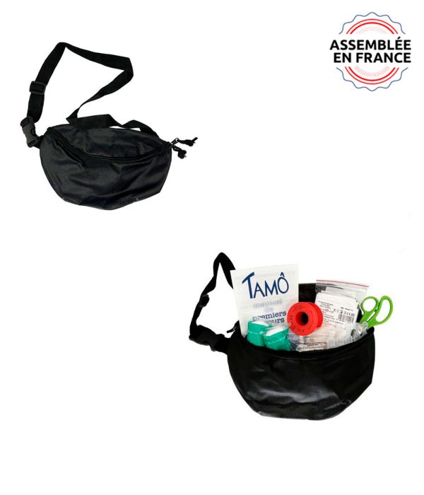 Sacoche banane de secours avec choix de configuration vide, pleine ou recharge