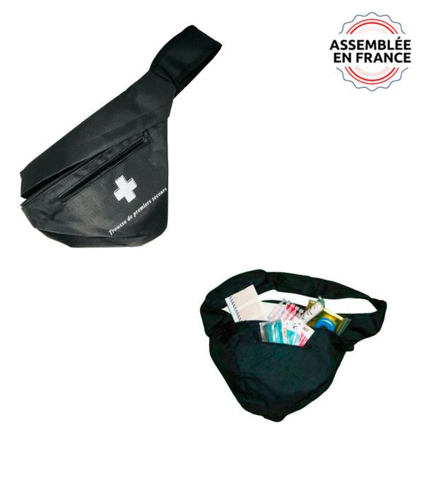 Sacoche de secours randonnée avec choix de configuration vide, pleine ou recharge