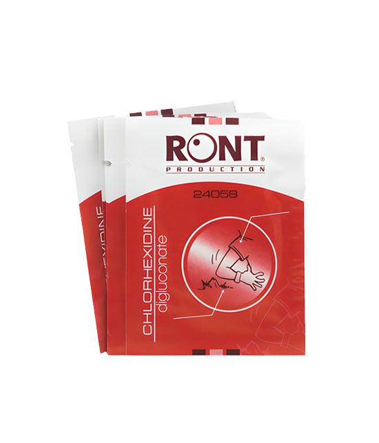 Serviettes de chlorhexidine pour aseptiser les plaies