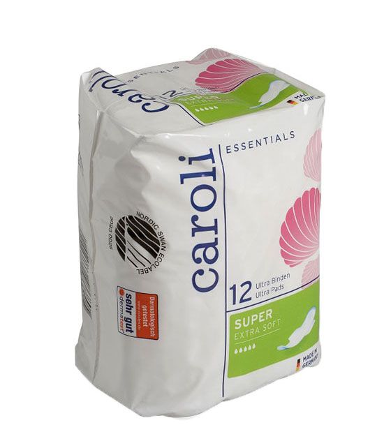 Sachet de 12 serviettes périodiques individuels