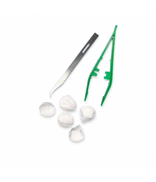 Kit sans latex pour le retrait des fils de suture
