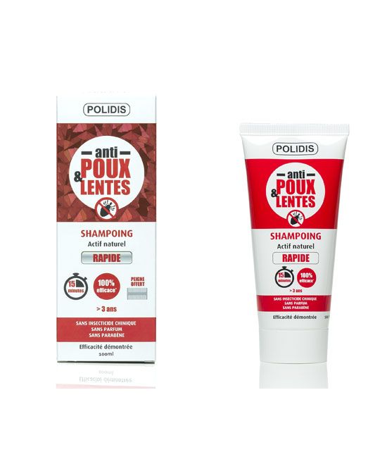 Shampoing anti-poux et lentes
