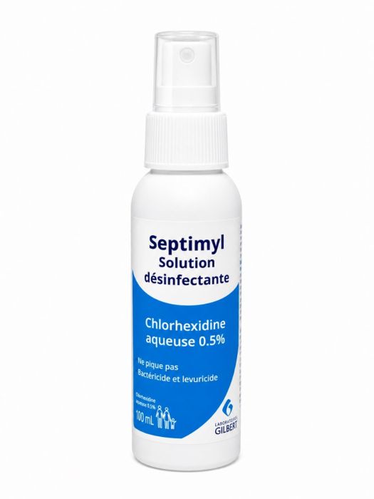 Solution désinfectante chlorhexidine aqueuse 100ml en spray