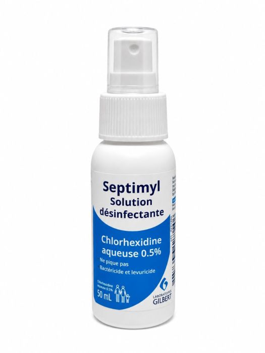 Solution désinfectante chlorhexidine aqueuse 50ml en spray