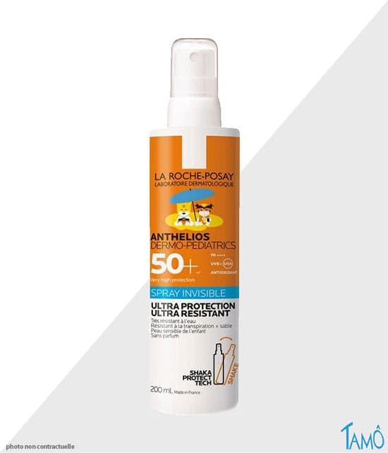 Spray solaire haute protection indice UV 50+