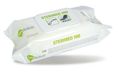 Paquets de 100 lingettes nettoyantes grand modèle