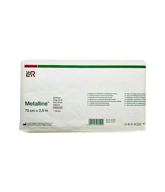 Drap stérile 1 face métalline  de 73 x 250 cm