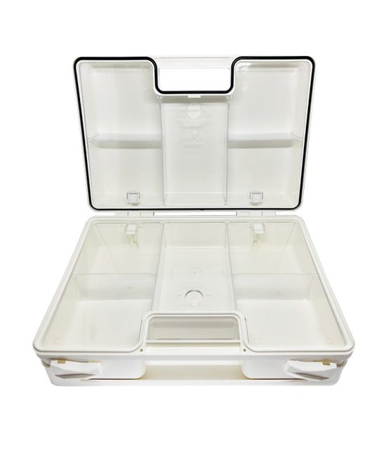 Trousse de secours en ABS vide pour 12 personnes