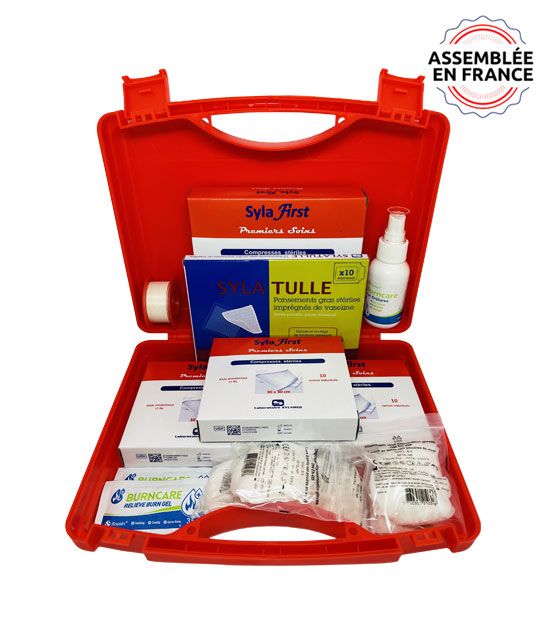 Kit de soins plein pour les brûlures thermiques