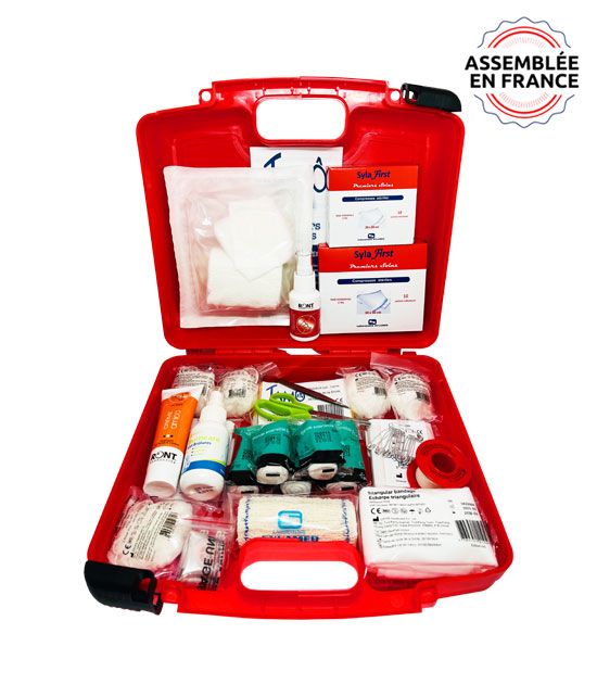 Trousse de secours pour la médecine du travail