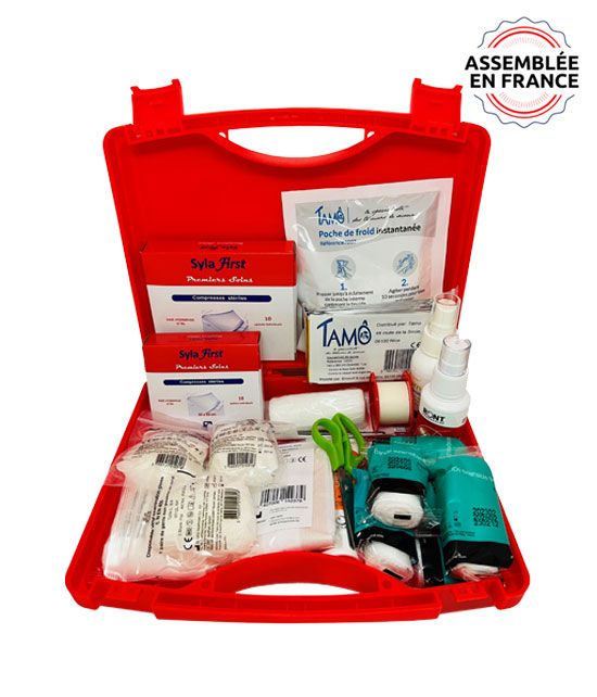 La trousse de secours d'urgence pour 6 à 8 personnes