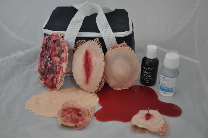 Kit de 5 fausses plaies pour Formation