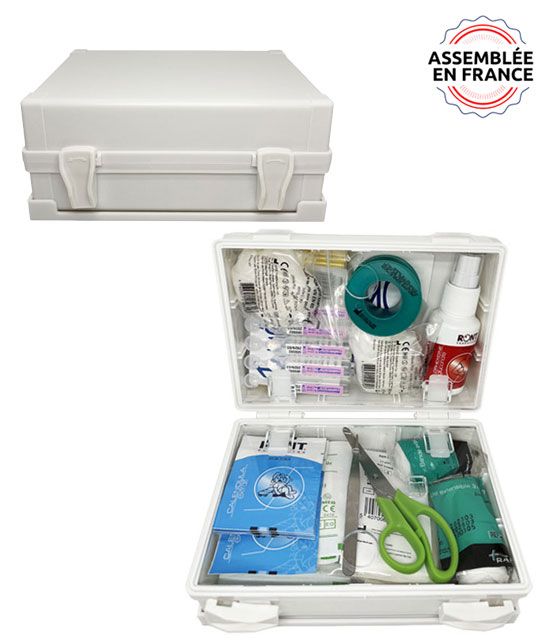 Trousse de secours en ABS pour 2 à 4 personnes