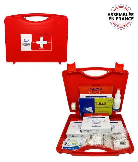 Trousse de secours pour soigner les brûlures thermiques