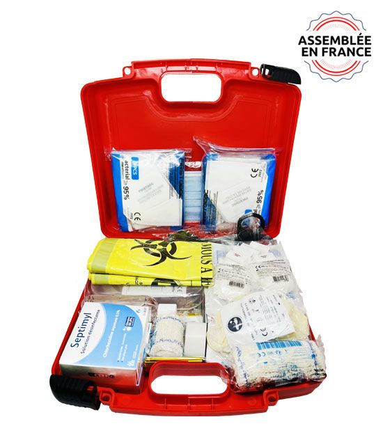 Trousse de secours pleine pour les véhicule sanitaire léger