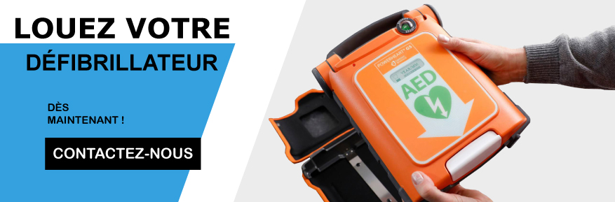 Location défibrillateur