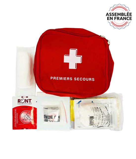 Le kit de soins pour les sauveteurs secouristes du travail.