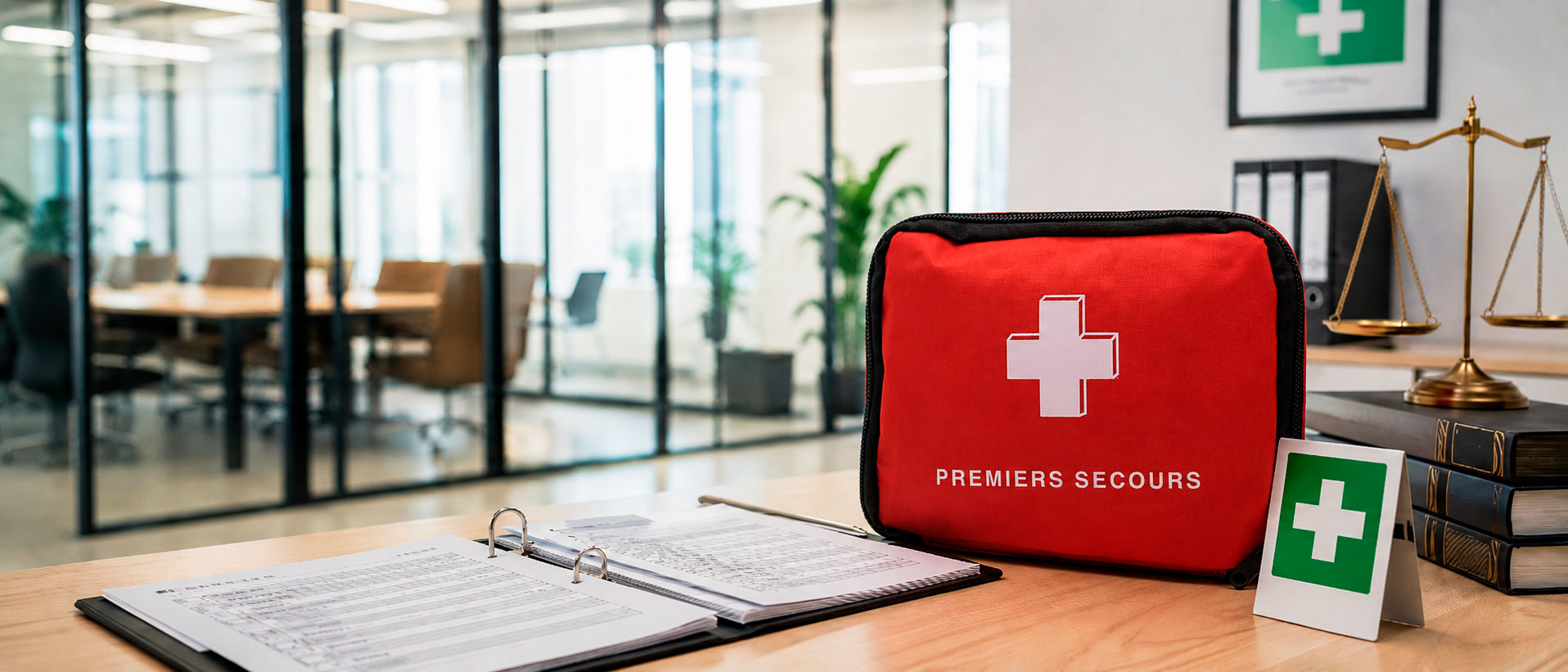 Trousse de secours en entreprise : que dit le Code du travail ?